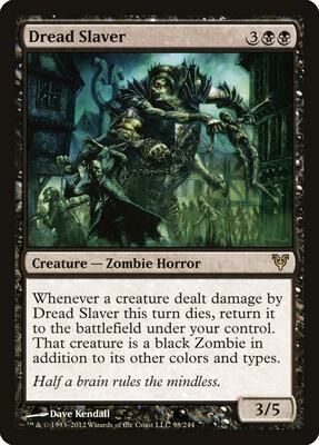 Dread Slaver card from Avacyn Restored