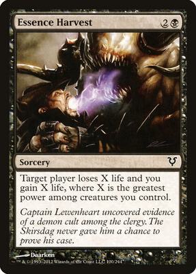 Essence Harvest card from Avacyn Restored