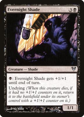 Evernight Shade card from Avacyn Restored