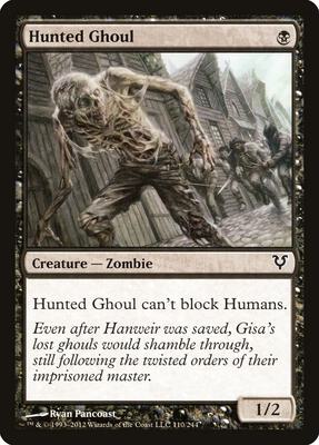 Hunted Ghoul card from Avacyn Restored