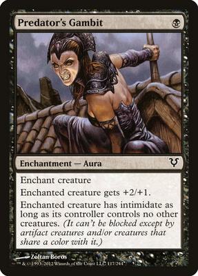 Predator's Gambit card from Avacyn Restored