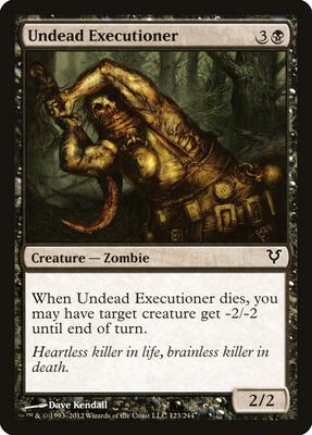 Undead Executioner card from Avacyn Restored