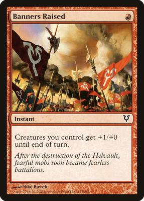 Banners Raised card from Avacyn Restored