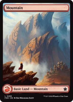 Mountain (0288) card from Foundations