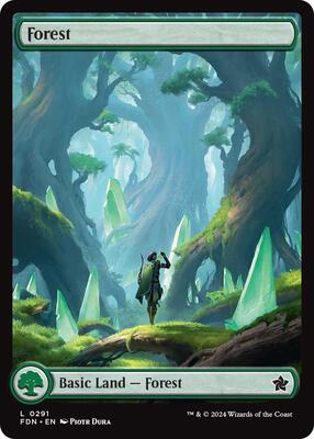 Forest (0291) card from Foundations