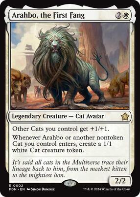 Arahbo, the First Fang card from Foundations