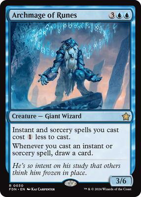 Archmage of Runes card from Foundations
