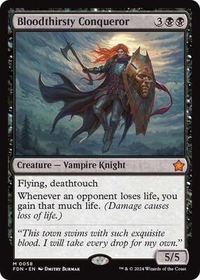 Bloodthirsty Conqueror card from Foundations