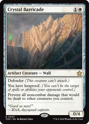 Crystal Barricade card from Foundations