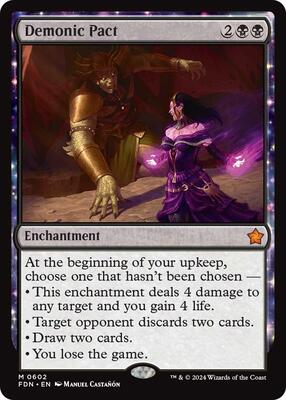 Demonic Pact card from Foundations