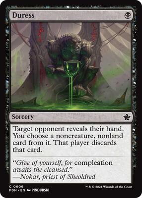 Duress card from Foundations