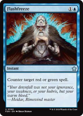 Flashfreeze card from Foundations