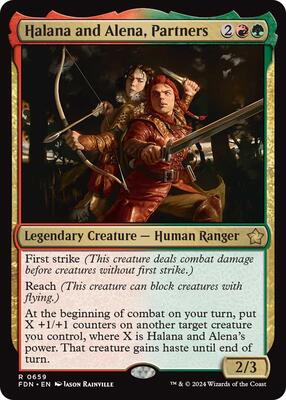 Halana and Alena, Partners card from Foundations