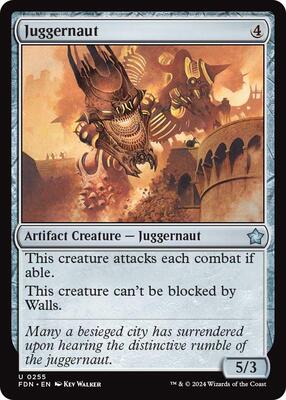 Juggernaut card from Foundations