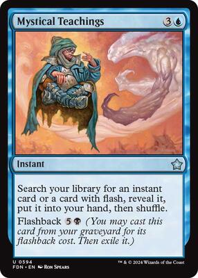 Mystical Teachings card from Foundations