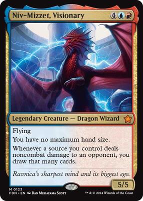 Niv-Mizzet, Visionary card from Foundations