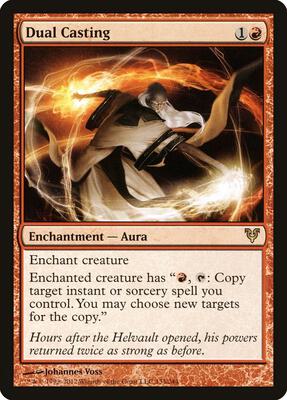 Dual Casting card from Avacyn Restored