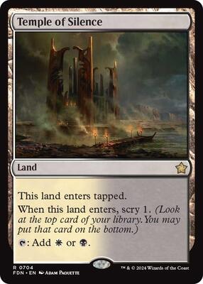 Temple of Silence card from Foundations