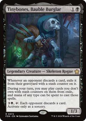 Tinybones, Bauble Burglar card from Foundations