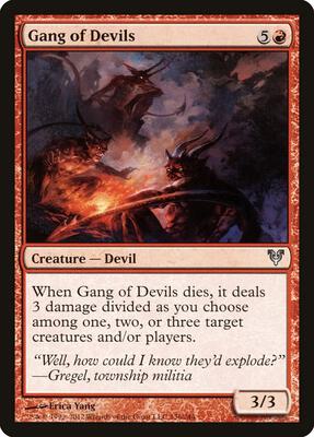 Gang of Devils card from Avacyn Restored
