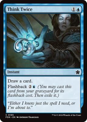 Think Twice card from Foundations