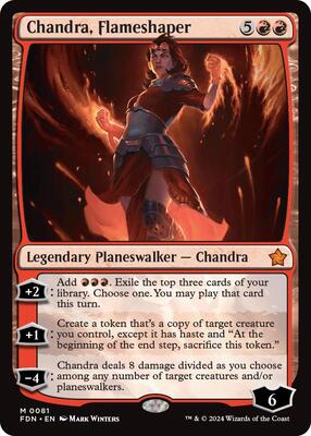 Chandra, Flameshaper card from Foundations