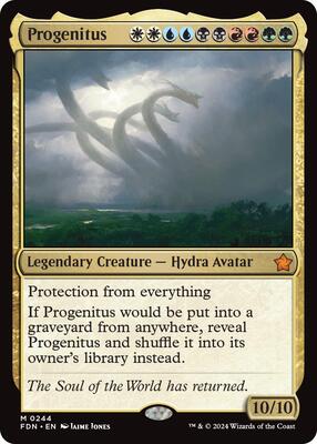 Progenitus card from Foundations