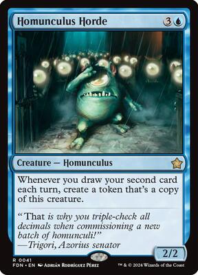 Homunculus Horde card from Foundations
