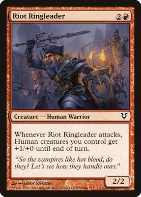 Riot Ringleader card from Avacyn Restored