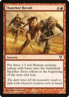 Thatcher Revolt card from Avacyn Restored