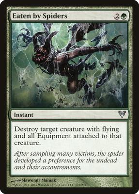Eaten by Spiders card from Avacyn Restored