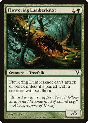 Flowering Lumberknot card from Avacyn Restored