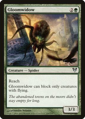 Gloomwidow card from Avacyn Restored