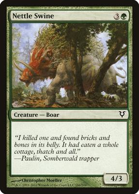 Nettle Swine card from Avacyn Restored