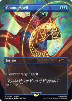 Counterspell (0002) card from Media Promos