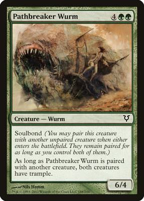 Pathbreaker Wurm card from Avacyn Restored