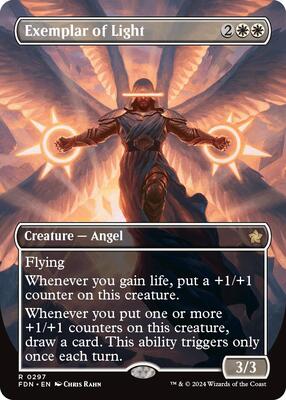 Exemplar of Light (Borderless) card from Foundations