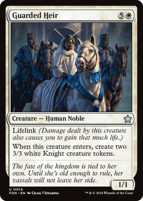 Guarded Heir card from Foundations