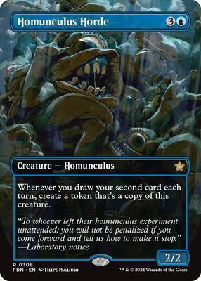 Homunculus Horde (Borderless) card from Foundations