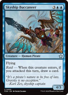 Skyship Buccaneer card from Foundations
