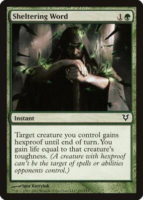 Sheltering Word card from Avacyn Restored