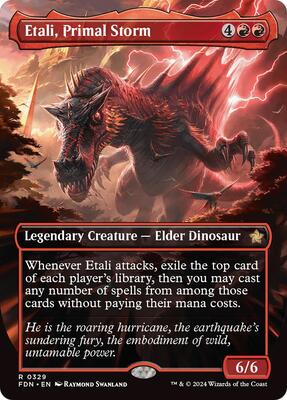 Etali, Primal Storm (Borderless) card from Foundations
