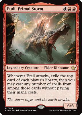 Etali, Primal Storm card from Foundations