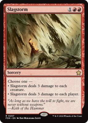 Slagstorm card from Foundations