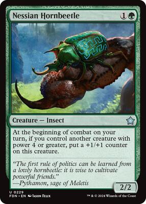 Nessian Hornbeetle card from Foundations