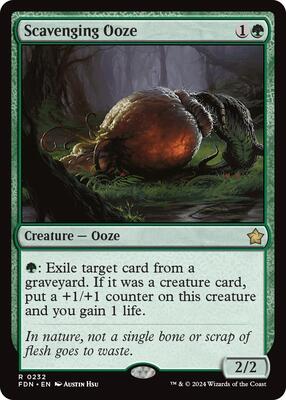 Scavenging Ooze card from Foundations