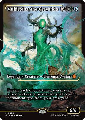 Muldrotha, the Gravetide (Showcase) card from Foundations