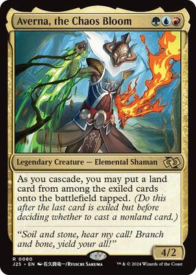 Averna, the Chaos Bloom (Anime) card from Foundations Jumpstart