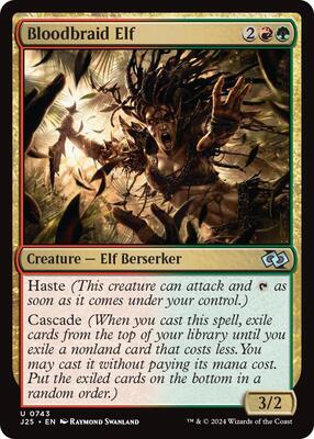 Bloodbraid Elf card from Foundations Jumpstart