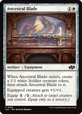 Ancestral Blade card from Foundations Jumpstart